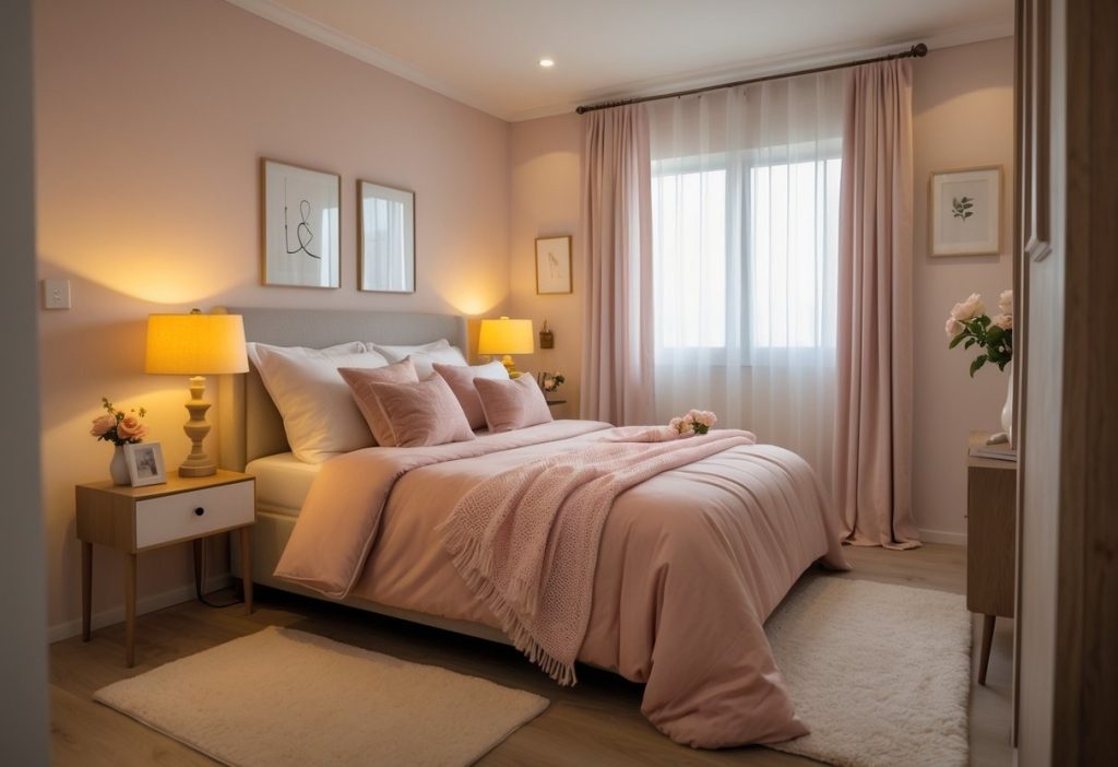 Romantic Small Bedroom for Couples