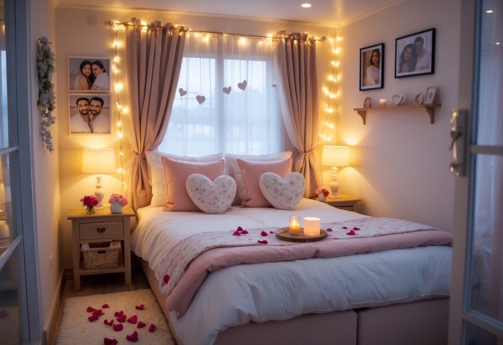Romantic Small Bedroom for Couples
