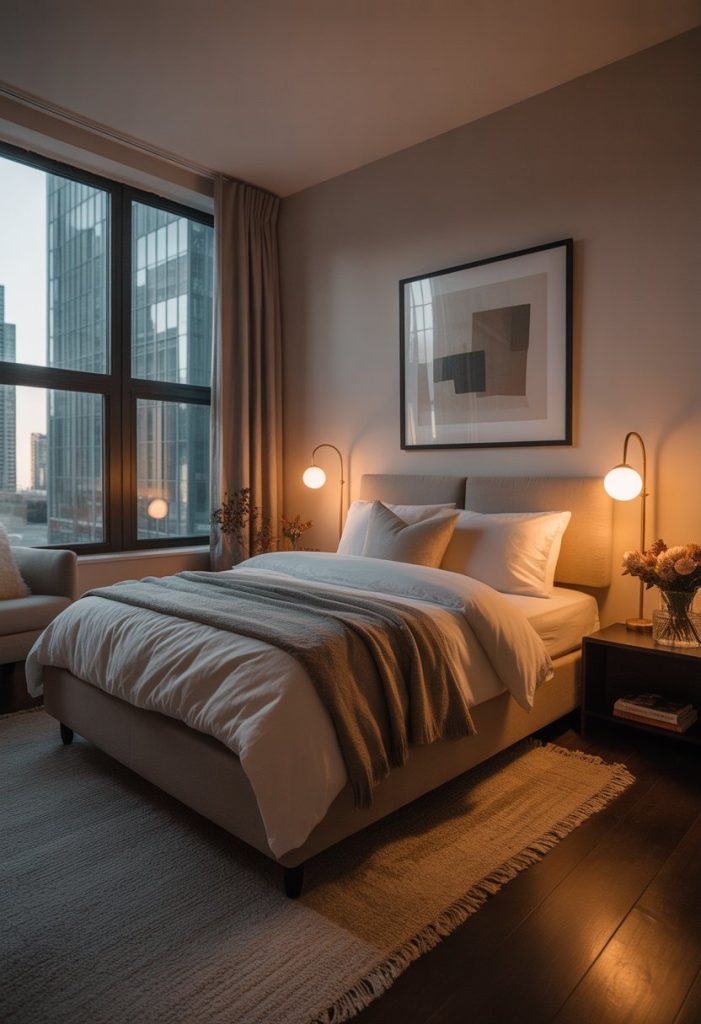 Romantic Small Bedroom Ideas for Couples in Chicago Condos