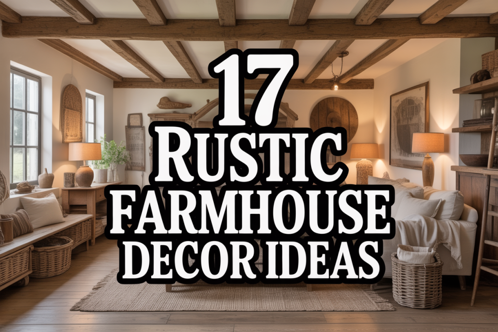 Rustic Farmhouse Decor Ideas