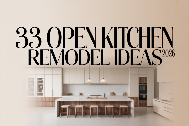 Open Kitchen Remodel Ideas 2026