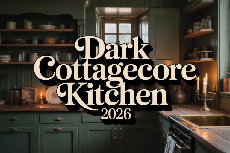 Dark Cottagecore Kitchen 2026