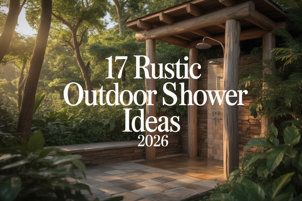 Rustic Outdoor Shower Ideas