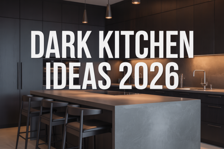 Dark Kitchen Ideas 2026
