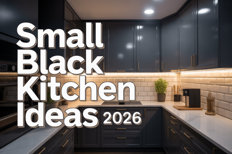 Small Black Kitchen Ideas 2026