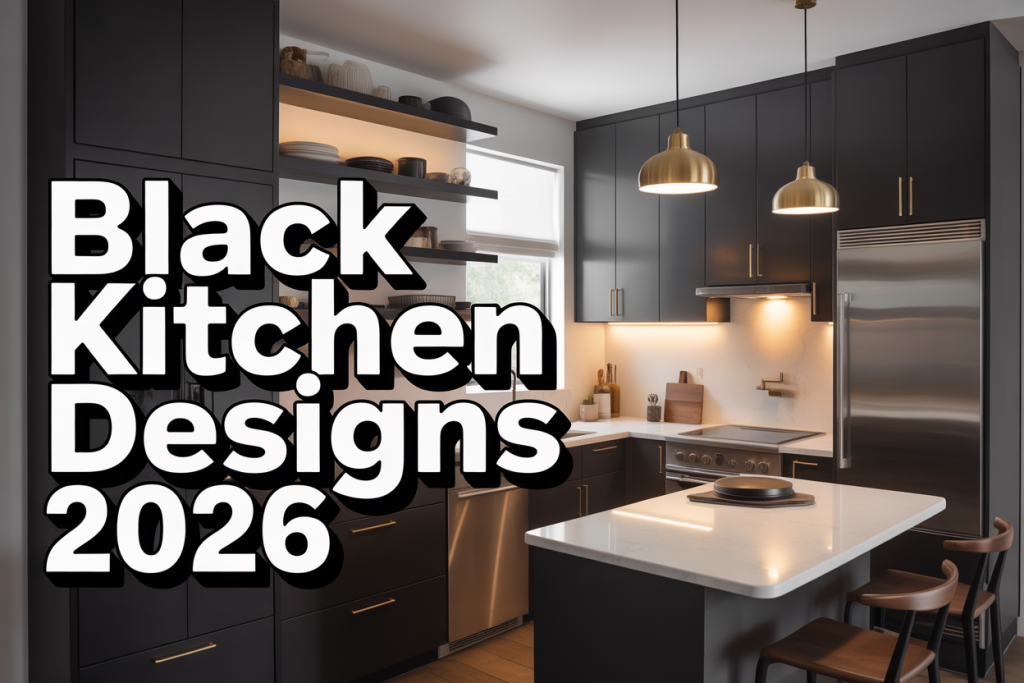 Black Kitchen Designs 2026