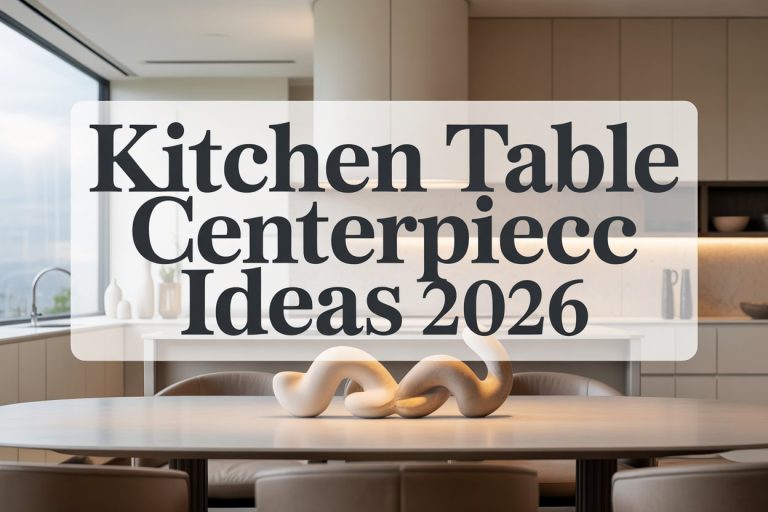 Kitchen Table Centerpiece Ideas 2026