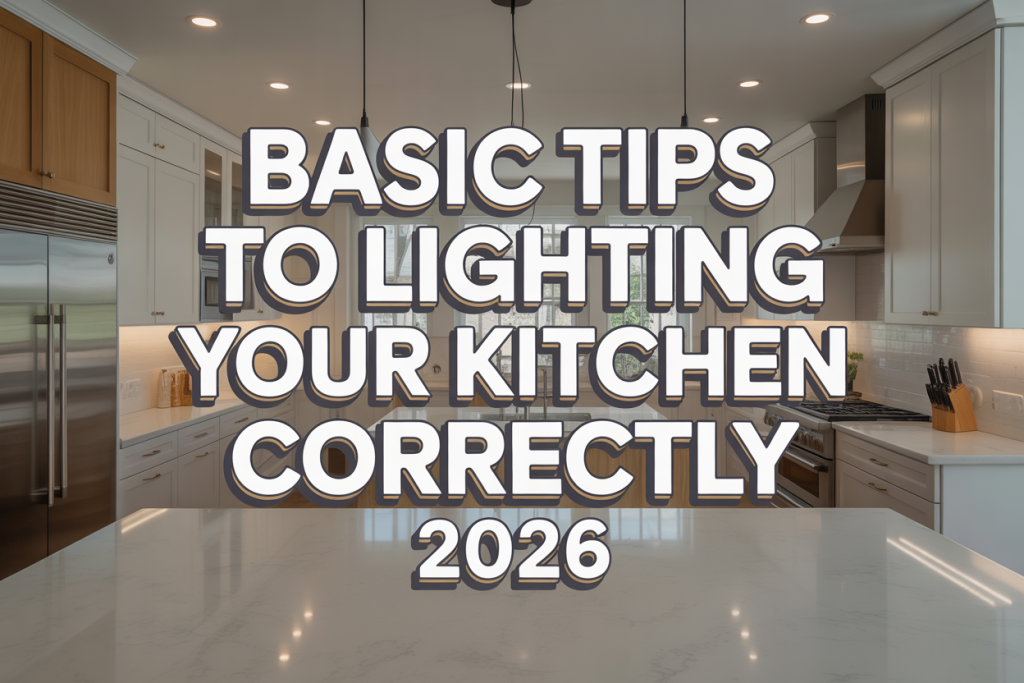 Basic Tips to Lighting Your Kitchen Correctly