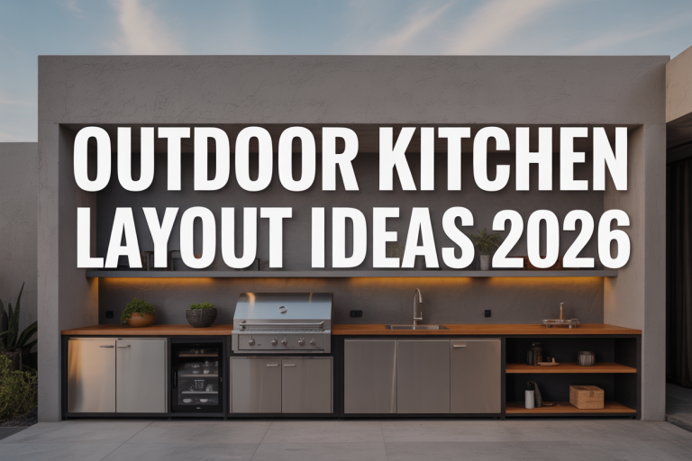 Outdoor Kitchen Layout Ideas 2026