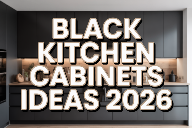 Black Kitchen Cabinets Ideas 2026