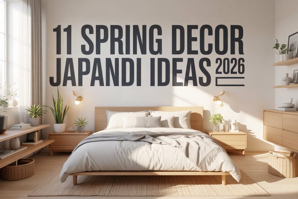Spring Decor Japandi Ideas