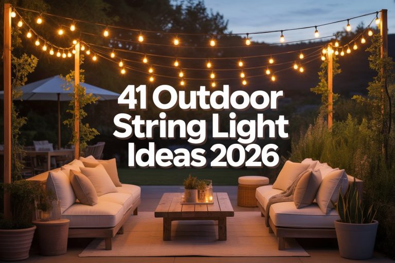 Outdoor String Light Ideas