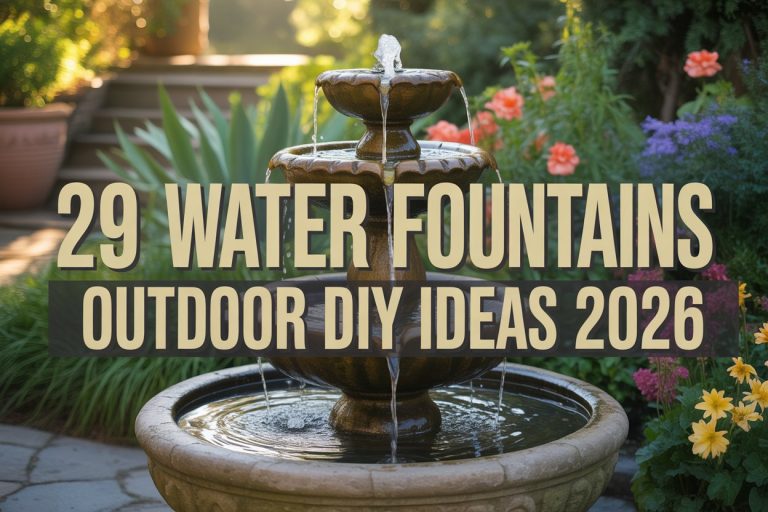 Water Fountains Outdoor DIY Ideas
