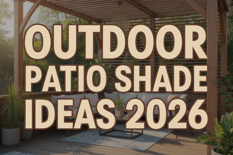 Outdoor Patio Shade Ideas