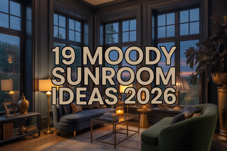 Moody Sunroom Ideas