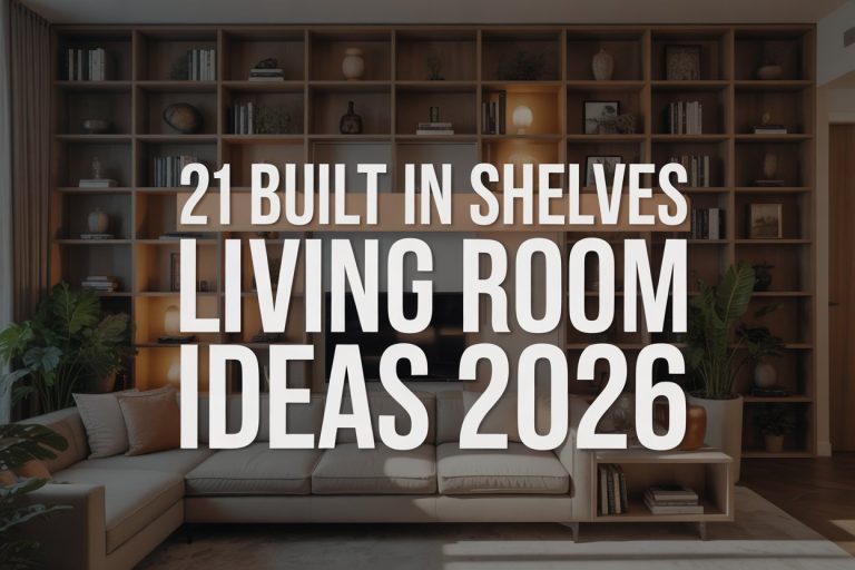 Built In Shelves Ideas for Living Rooms