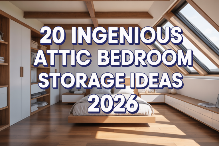Attic Bedroom Storage Ideas