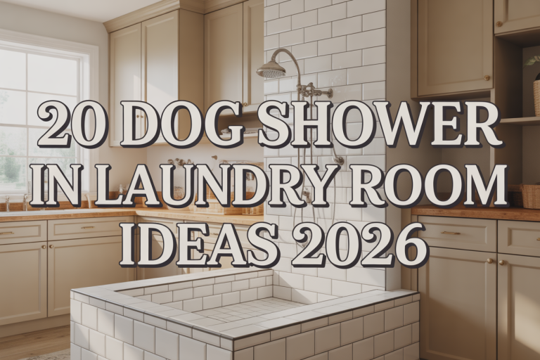 Dog Shower in Laundry Room Ideas
