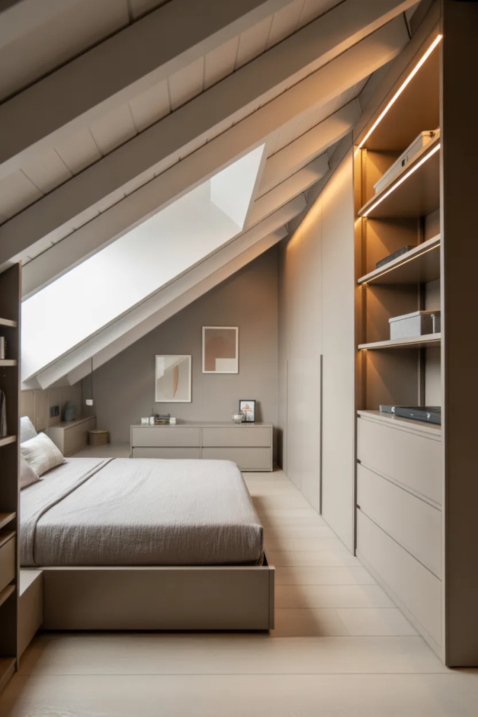 Attic Bedroom Storage Ideas