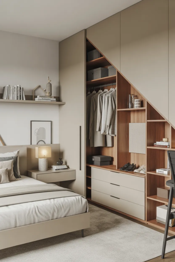 Attic Bedroom Storage Ideas
