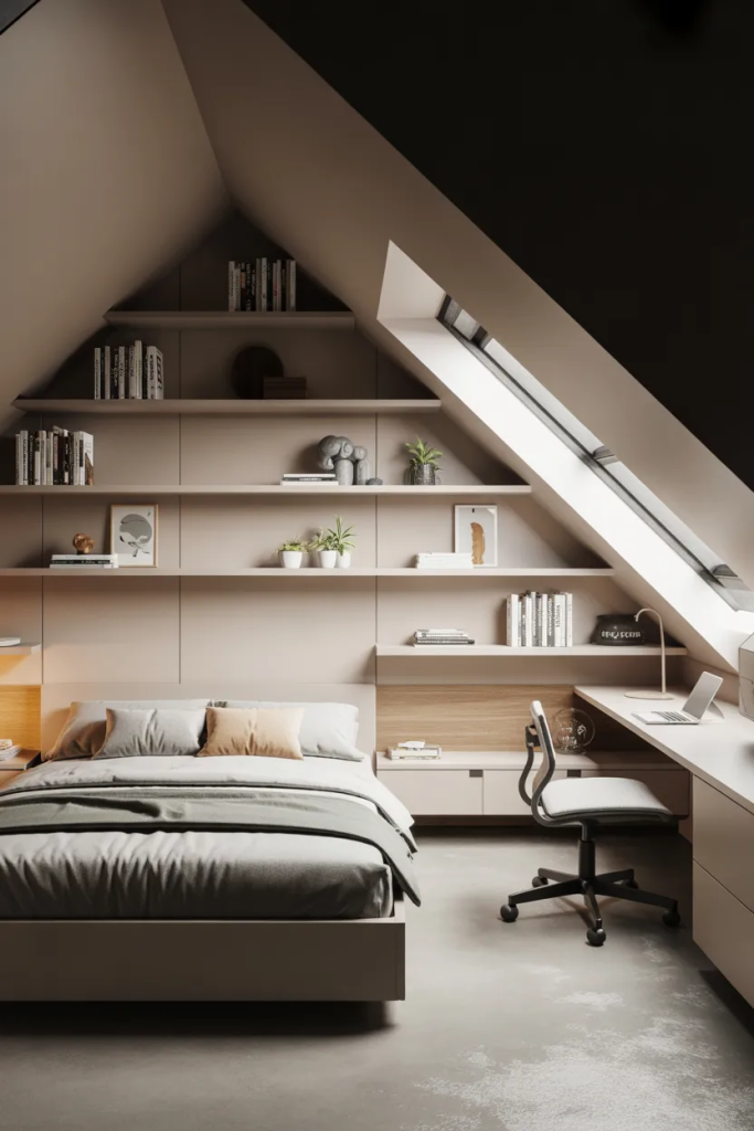 Attic Bedroom Storage Ideas
