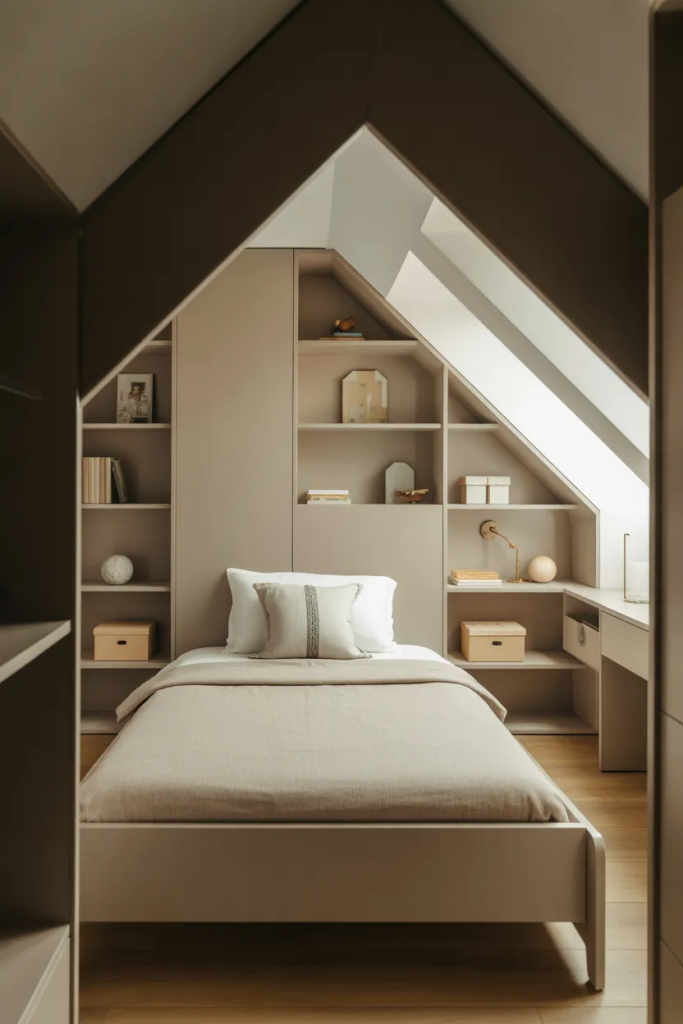 Attic Bedroom Storage Ideas