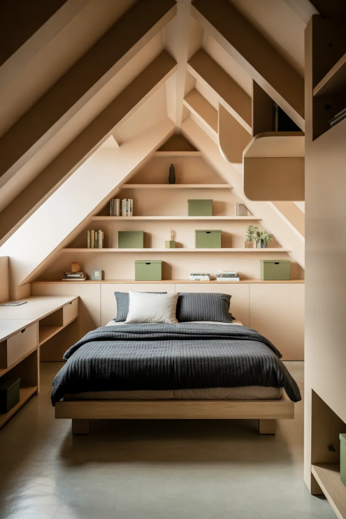 Attic Bedroom Storage Ideas