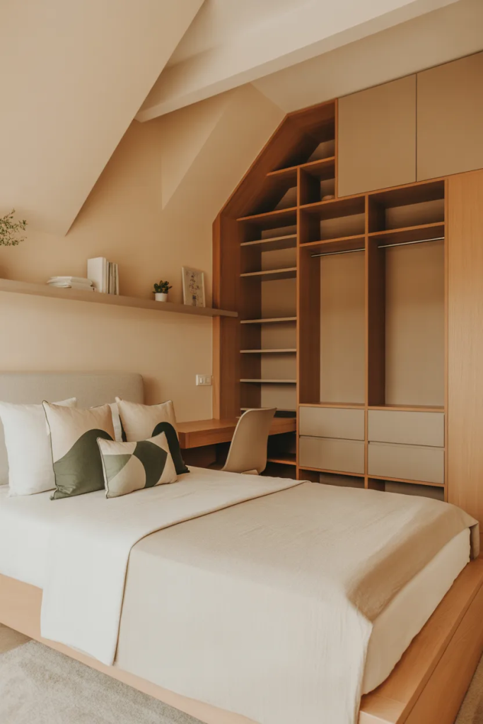 Attic Bedroom Storage Ideas