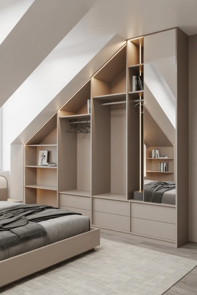 Attic Bedroom Storage Ideas