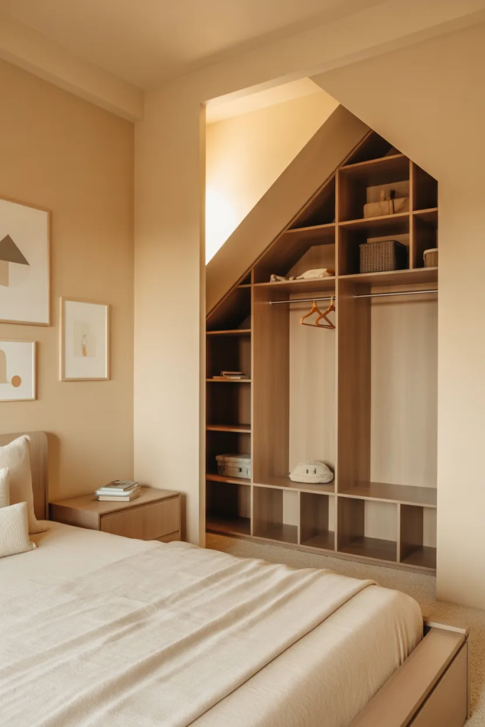Attic Bedroom Storage Ideas
