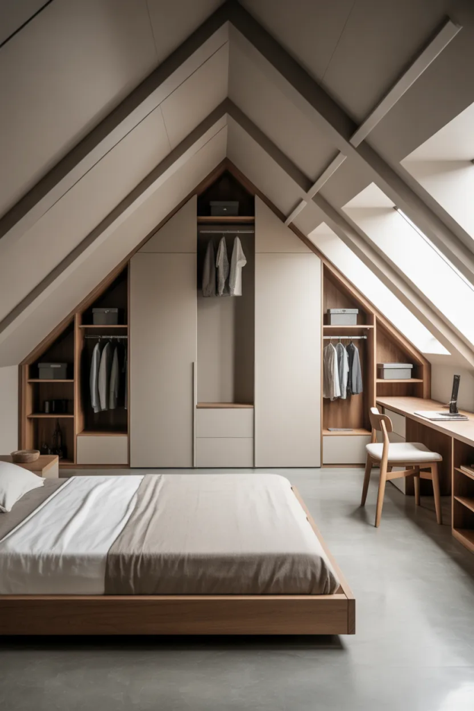 Attic Bedroom Storage Ideas