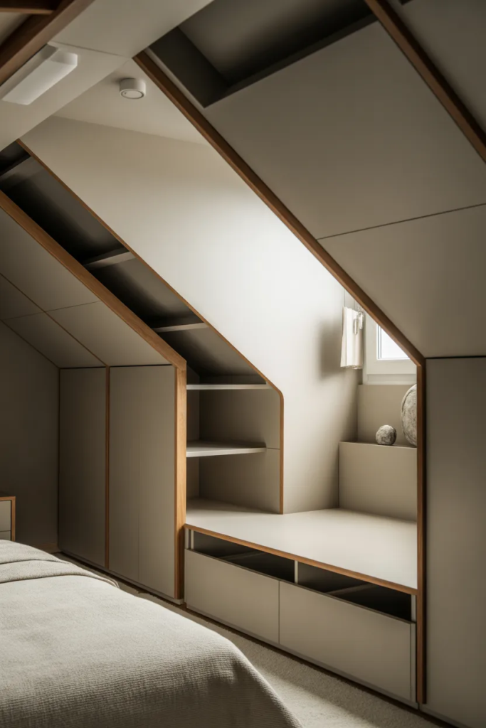 Attic Bedroom Storage Ideas