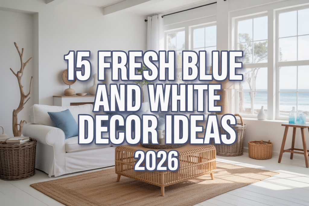 Blue and White Decor Ideas