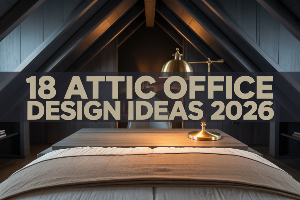 Attic Office Design Ideas