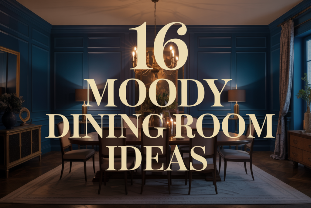 Moody Dining Room Ideas